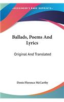 Ballads, Poems And Lyrics