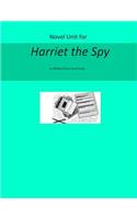 Novel Unit for Harriet the Spy