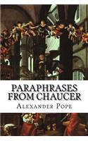 Paraphrases from Chaucer
