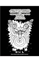 Aprender inglês nomes de animais livro de colorir e encontrar o seu animal totem espírito protetor