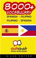 8000+ Spanish - Filipino Filipino - Spanish Vocabulary