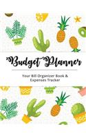 Budget Planner: Cute Cactus Large Budget Planner, (8.5x11 Inches): Expense Tracker for 24 Months: Cute Cactus Large Budget Planner, (8.5x11 Inches): Expense Tracker for 24 Months