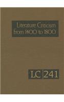Literature Criticism from 1400 to 1800