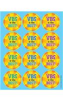 Vbs Is the Best! Shape Stickers: (English)