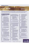 CPT 2016 Express Reference Cards: Multiple Specialities: Ophthalmology