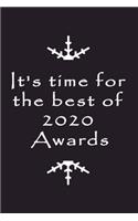 It's Time For The Best Of 2020 Awards Notebook