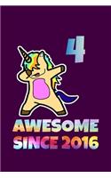 Dabbing Unicorn Awesome Since 1980 40th Birthday