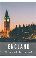 England Travel Journal: Travel log/book with 50 double pages for diary entries and 20 pages for notes, Winchester Palace at Nighttime