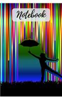 Notebook: Stylish Rainbow Colored Notebook / Journal / Diary (Lined - 6" x 9" - 120 pages)