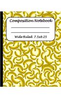 Wide Ruled Composition Notebook