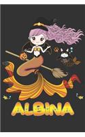 Albina: Albina Halloween Beautiful Mermaid Witch Want To Create An Emotional Moment For Albina?, Show Albina You Care With This Personal Custom Gift With Al