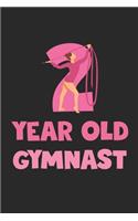 2 Year Old Gymnast Notebook - Gymnastics 2nd Birthday Gift Diary - Gymnast Writing Journal