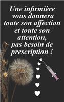 Une infirmière vous donnera toute son affection et toute son attention, pas besoin de prescription !