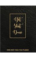2018 - 2020 Three Year Planner
