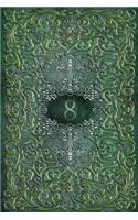 Monogram 8 Journal: Blank Notebook Diary Memoir Log Logue