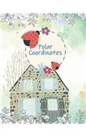 Polar Coordinates: 1/4 Inch Centered: Polar Coordinates, Polar Graph Paper Notebook 120 Pages Large Print 8.5" x 11"