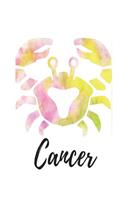 Cancer: Cornell Notes Journal Yellow Pink