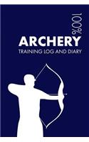 Archery Training Log and Diary: Training Journal for Archery - Notebook(1 Archery)