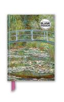 Claude Monet: Bridge over a Pond of Water Lilies (Foiled Blank Journal)