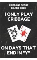 Cribbage Score Board Book
