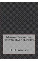 Mission Furniture