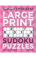 Large Print Sudoku Puzzles Book 3