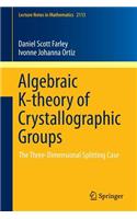 Algebraic K-theory of Crystallographic Groups