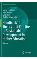 Handbook of Theory and Practice of Sustainable Development in Higher Education