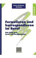 Formulieren Und Korrespondieren Im Beruf