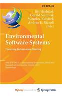 Environmental Software Systems. Fostering Information Sharing