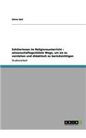 Schülerinnen im Religionsunterricht - wissenschaftsgestützte Wege, um sie zu verstehen und didaktisch zu berücksichtigen