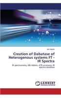 Creation of Dabatase of Heterogenous systems FT - IR Spectra