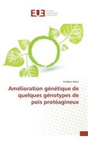 Amélioration Génétique de Quelques Génotypes de Pois Protéagineux