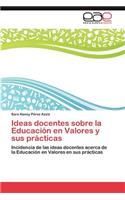 Ideas docentes sobre la Educación en Valores y sus prácticas