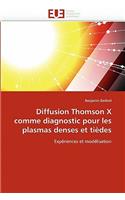 Diffusion Thomson X Comme Diagnostic Pour Les Plasmas Denses Et Ti�des