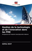 Gestion de la technologie et de l'innovation dans les PME