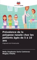 Prévalence de la polypose nasale chez les patients âgés de 5 à 10 ans
