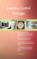 Inventory Control Manager Critical Questions Skills Assessment