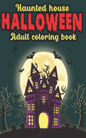 Haunted House Halloween Adult Coloring Book