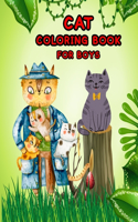 Cat Coloring Book For Boys