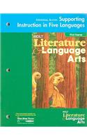 Holt Literature & Language Arts: Universal Access Supporting Instruction in Five Languages, First Course