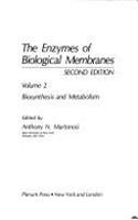 The Enzymes of Biological Membranes