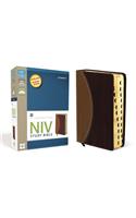 Study Bible-NIV-Compact: New International Version, Tan / Burgundy, Italian Duo-Tone, Study Bible