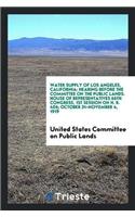 Water Supply of Los Angeles, California
