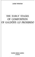 Early Stages of Composition of Galdós's 'lo Prohibido'
