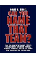 Can You Name that Team?