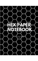 Hex Paper Notebook, Orgo Note: Organic Chemistry Drawing, Hexagonal Graph, Hexagon Graph Paper Notebook