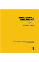 Universal Grammar