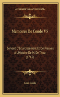 Memoires De Conde V5