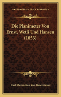 Planimeter Von Ernst, Wetli Und Hansen (1853)